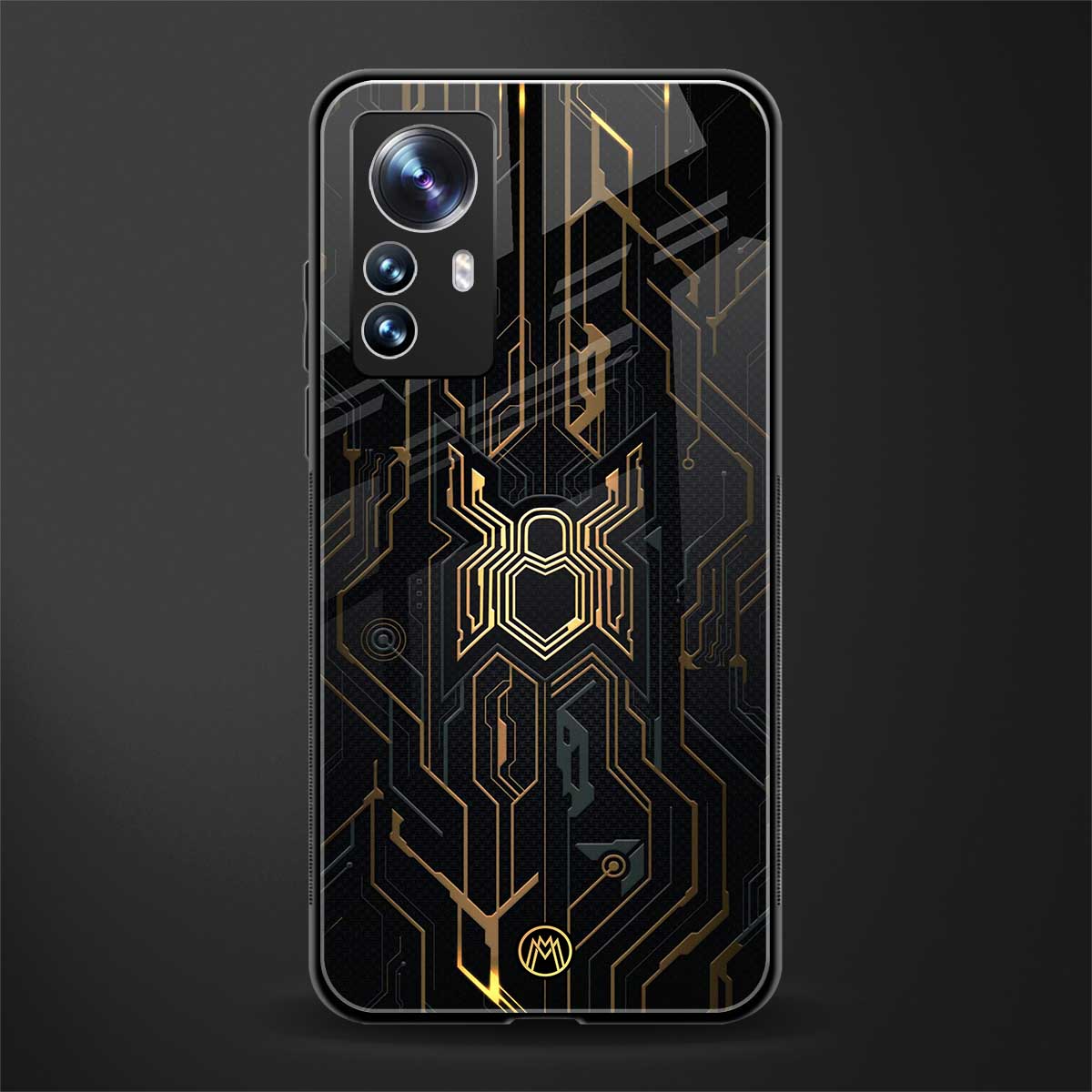 spider verse back phone cover | glass case for xiaomi 12 pro