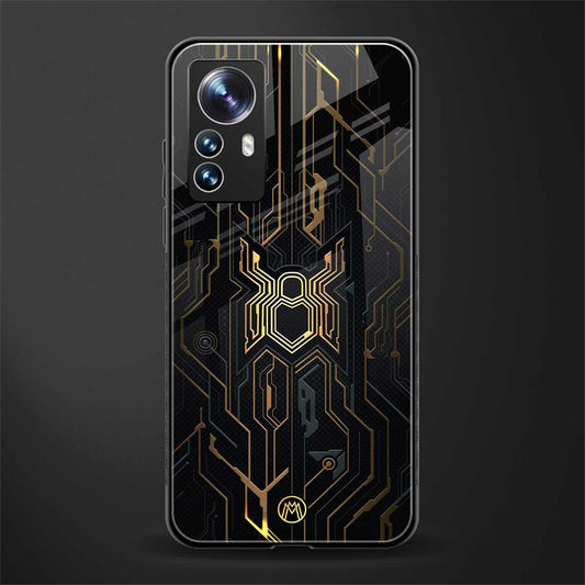 spider verse back phone cover | glass case for xiaomi 12 pro