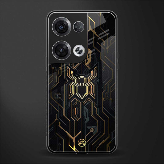spider verse back phone cover | glass case for oppo reno 8