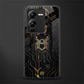 spider verse back phone cover | glass case for vivo v25 pro 5g