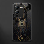 spider verse back phone cover | glass case for vivo v25 pro 5g