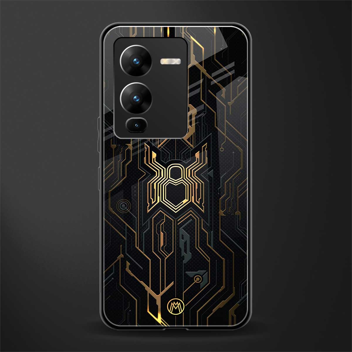 spider verse back phone cover | glass case for vivo v25 pro 5g
