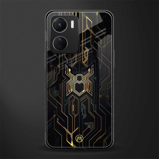 spider verse back phone cover | glass case for vivo y16
