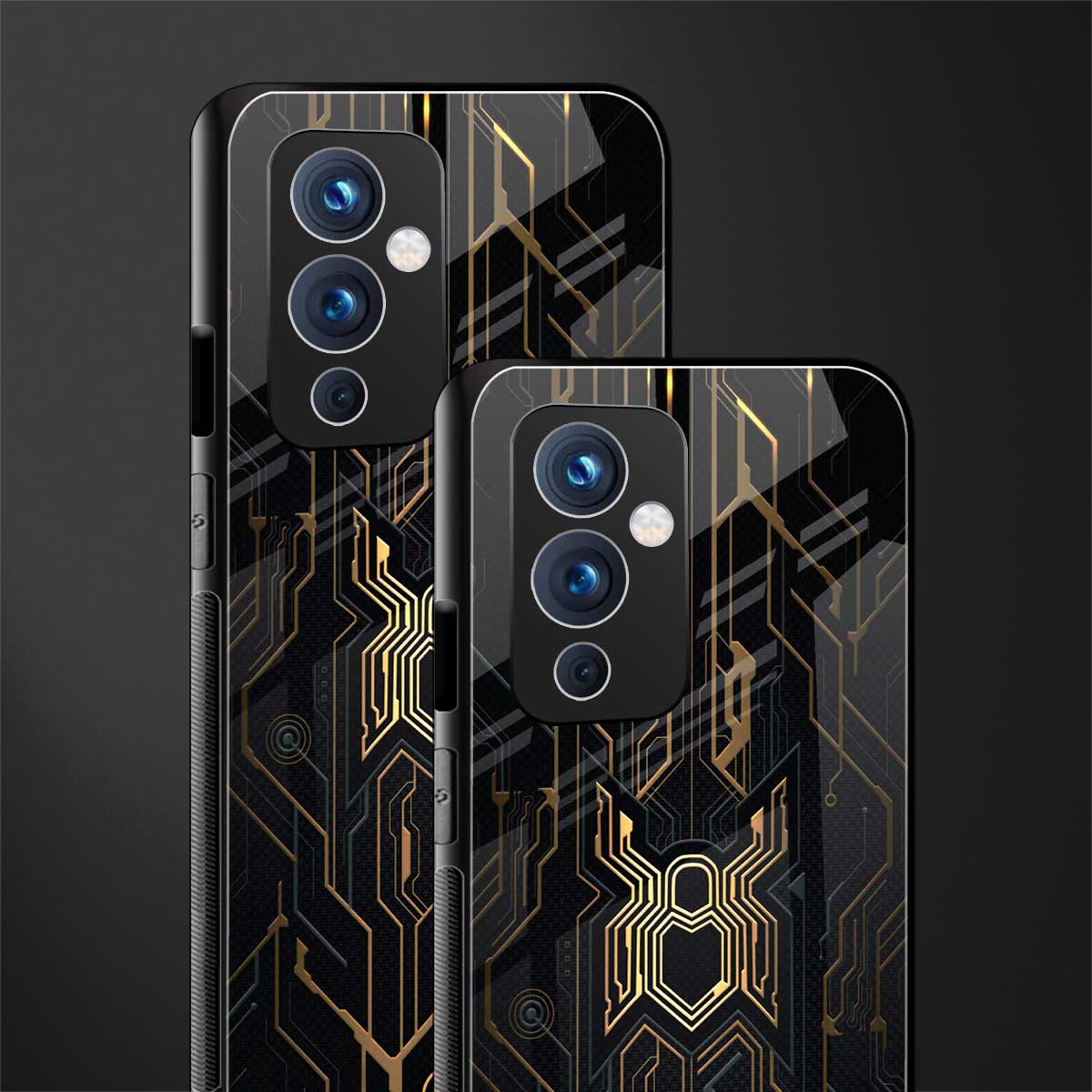 spider verse back phone cover | glass case for oneplus 9