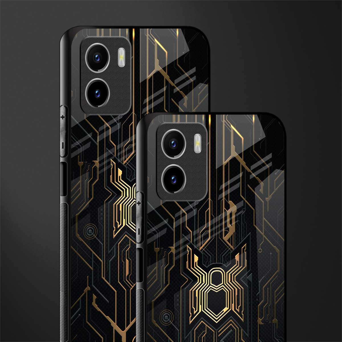 spider verse back phone cover | glass case for vivo y72