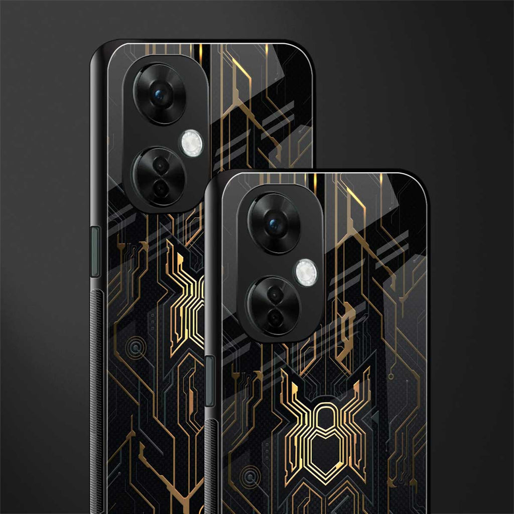 spider verse back phone cover | glass case for oneplus nord ce 3 lite