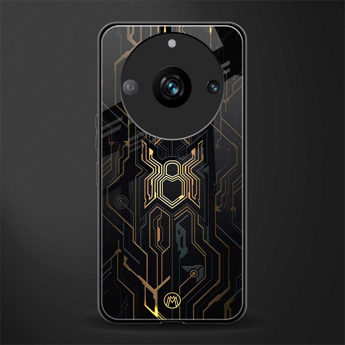 spider verse back phone cover | glass case for realme 11 pro 5g