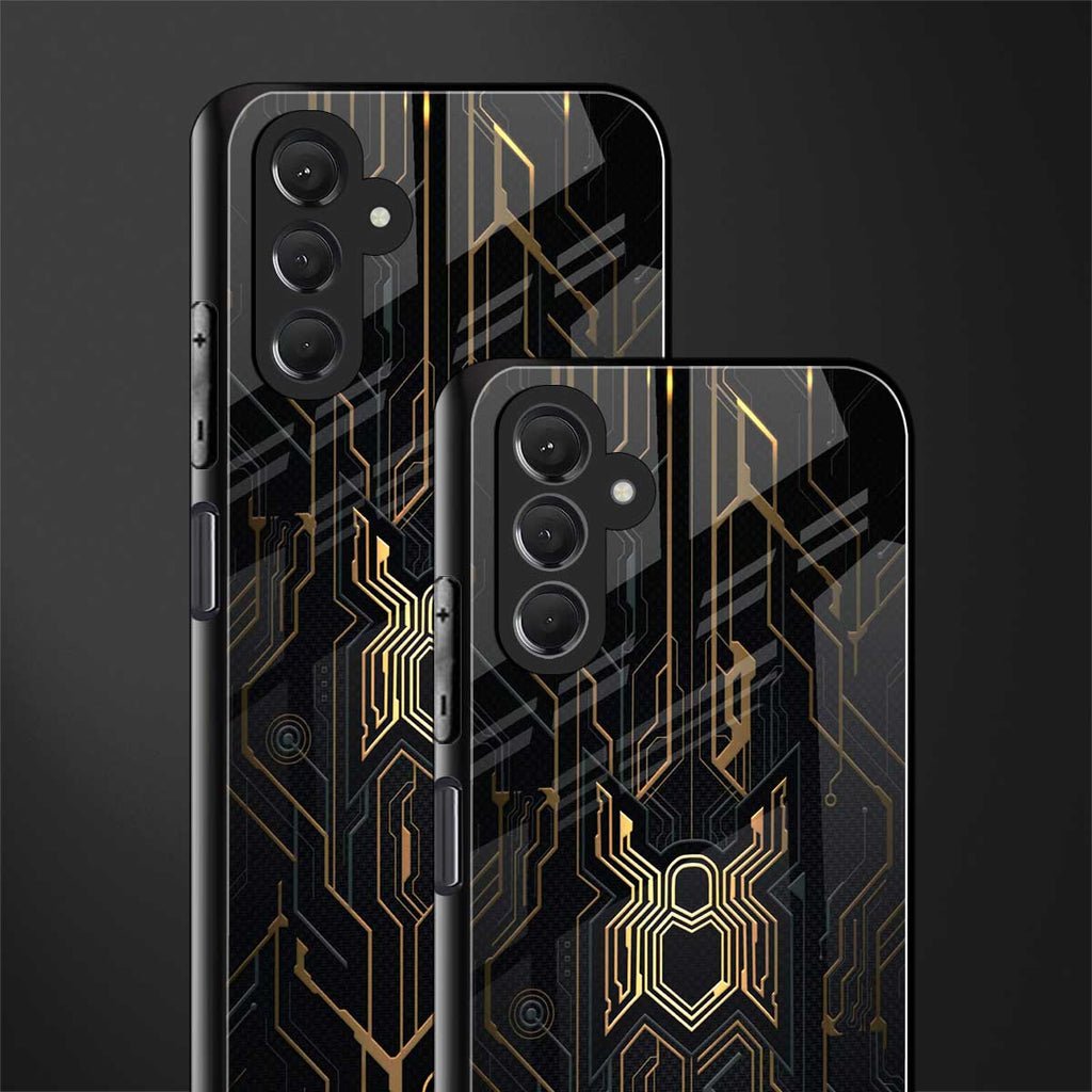 spider verse back phone cover | glass case for samsun galaxy a24 4g