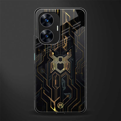 spider verse back phone cover | glass case for realme c55