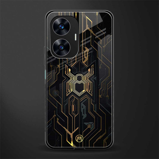 spider verse back phone cover | glass case for realme c55