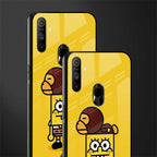 spongebob x bape glass case for realme narzo 20a image-2