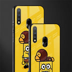 spongebob x bape glass case for vivo y19 image-2