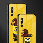 spongebob x bape glass case for vivo v15 pro image-2
