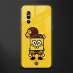 spongebob x bape glass case for vivo v15 pro image