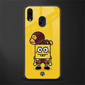 spongebob x bape glass case for samsung galaxy m10s image