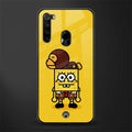 spongebob x bape glass case for redmi note 8 image