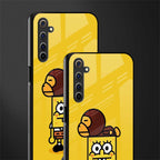 spongebob x bape glass case for realme 6i image-2