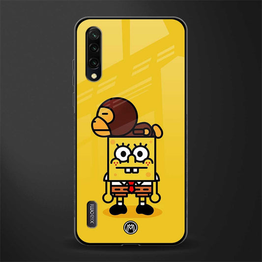 spongebob x bape glass case for mi a3 redmi a3 image