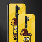 spongebob x bape glass case for oppo a5 2020 image-2