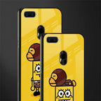 spongebob x bape glass case for oppo a7 image-2
