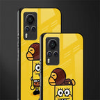 spongebob x bape glass case for vivo x60 pro image-2
