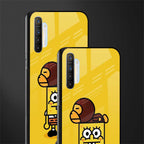 spongebob x bape glass case for realme x2 image-2