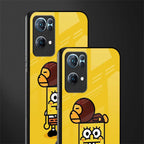 spongebob x bape glass case for oppo reno7 pro 5g image-2