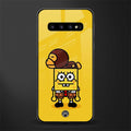spongebob x bape glass case for samsung galaxy s10 plus image
