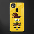 spongebob x bape glass case for poco c31 image