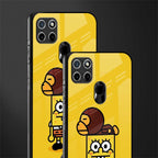 spongebob x bape glass case for realme c21 image-2