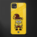 spongebob x bape glass case for samsung galaxy a22 5g image