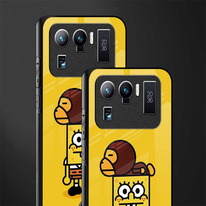 spongebob x bape glass case for mi 11 ultra 5g image-2