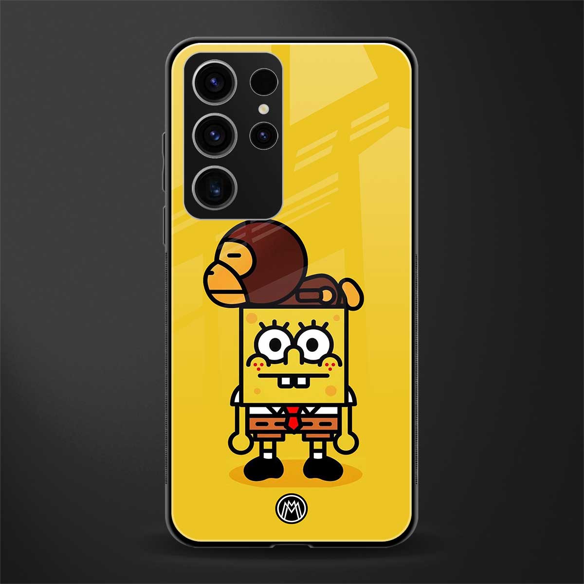 SpongeBob-X-Bape-Glass-Case for phone case | glass case for samsung galaxy s23 ultra