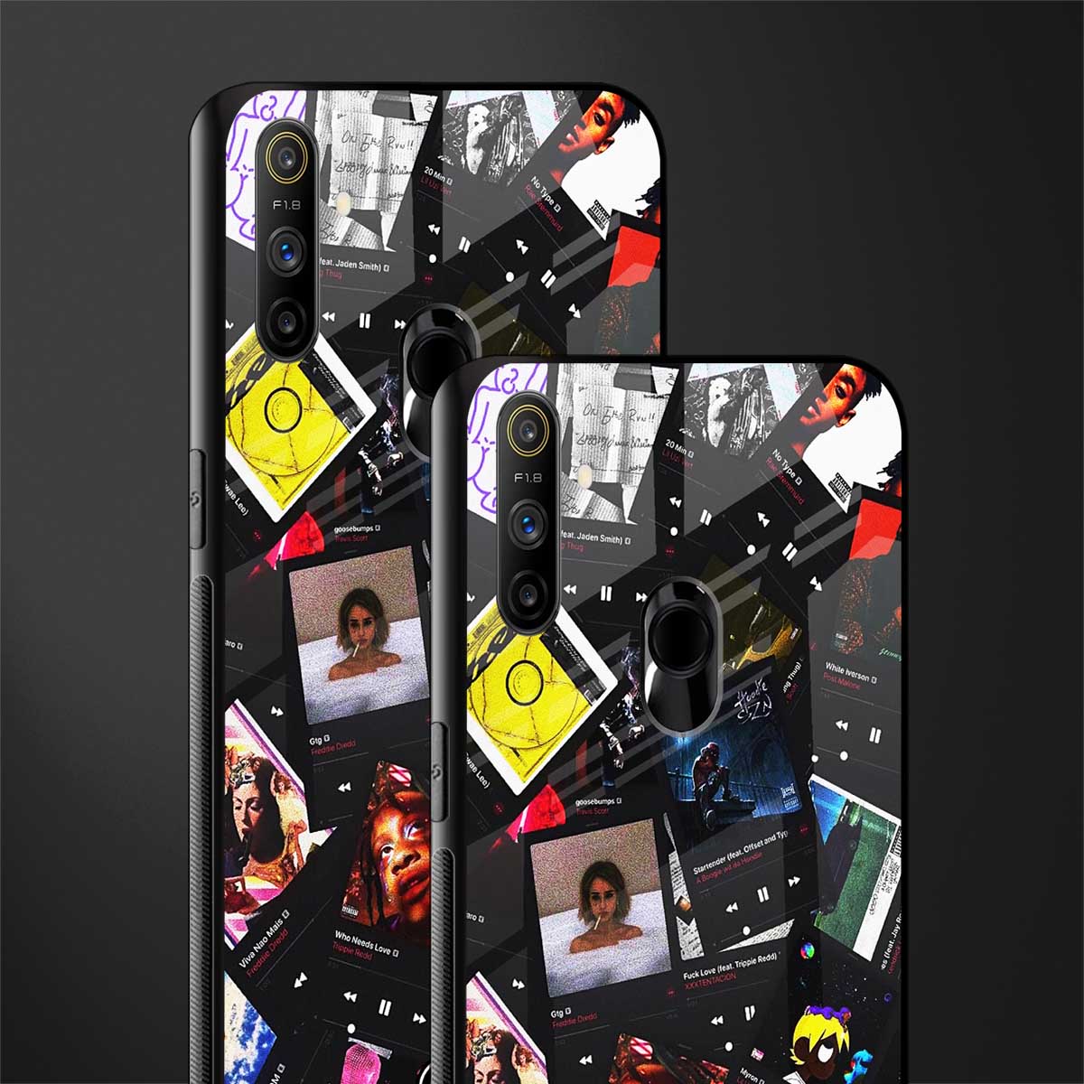 spotify and chill vibes music glass case for realme narzo 10a image-2