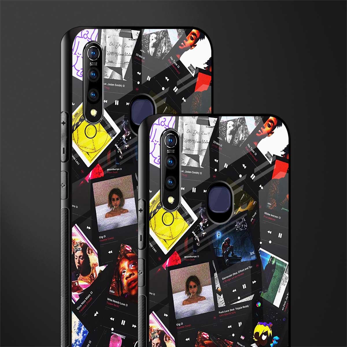 spotify and chill vibes music glass case for vivo z1 pro image-2