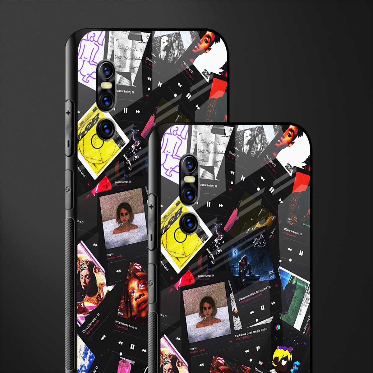 spotify and chill vibes music glass case for vivo v15 pro image-2