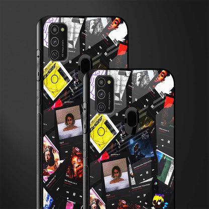 spotify and chill vibes music glass case for samsung galaxy m21 image-2