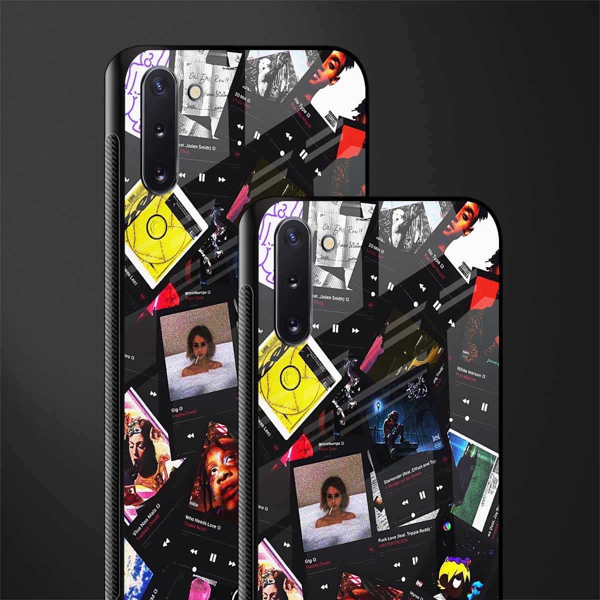spotify and chill vibes music glass case for samsung galaxy note 10 image-2