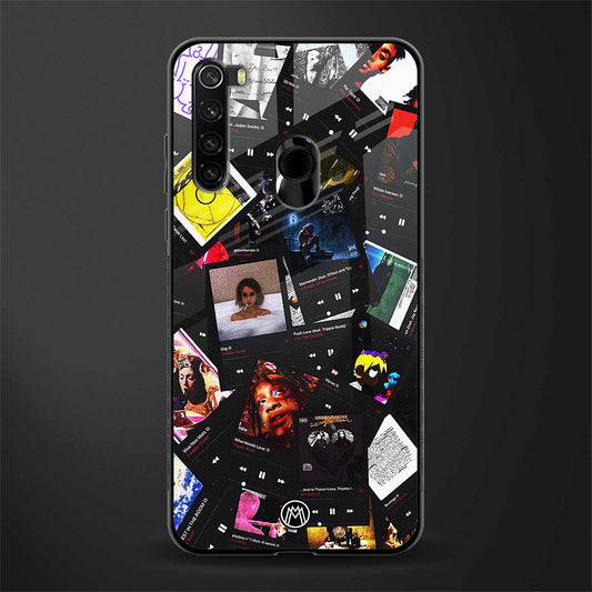 spotify and chill vibes music glass case for redmi note 8 image
