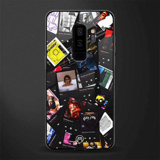 spotify and chill vibes music glass case for samsung galaxy s9 plus image
