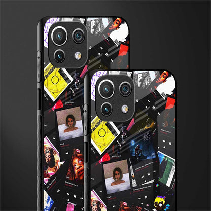 spotify and chill vibes music glass case for mi 11 lite image-2