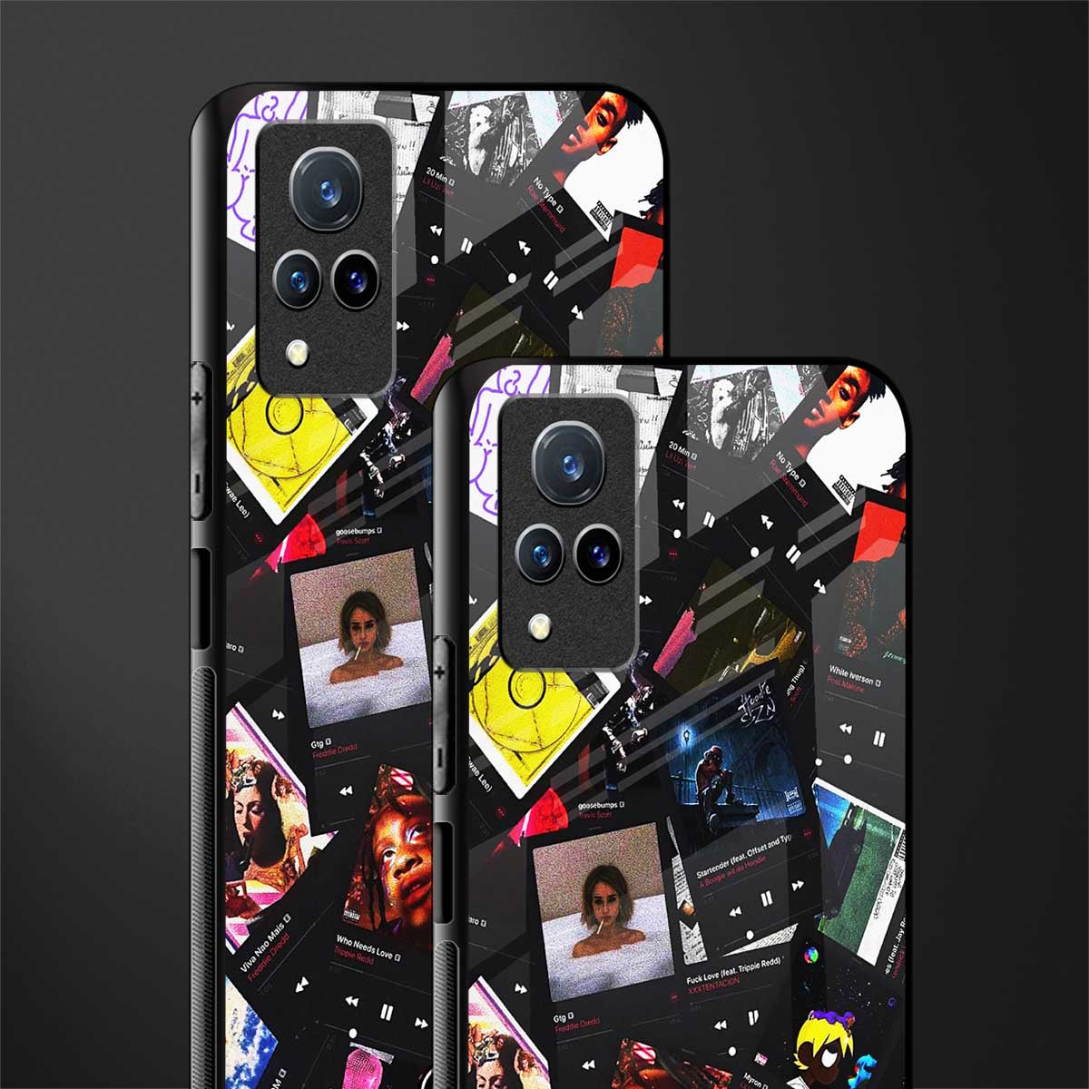 spotify and chill vibes music glass case for vivo v21 5g image-2