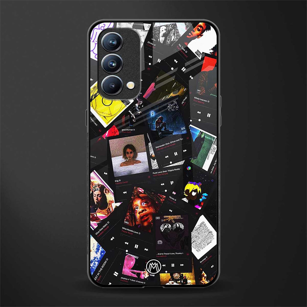 spotify and chill vibes music glass case for oppo f19 image