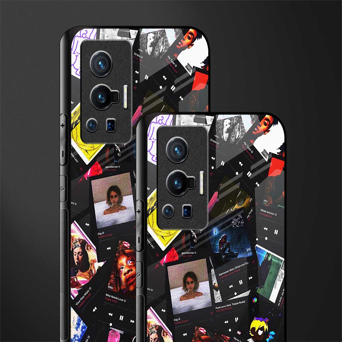 spotify and chill vibes music glass case for vivo x70 pro image-2