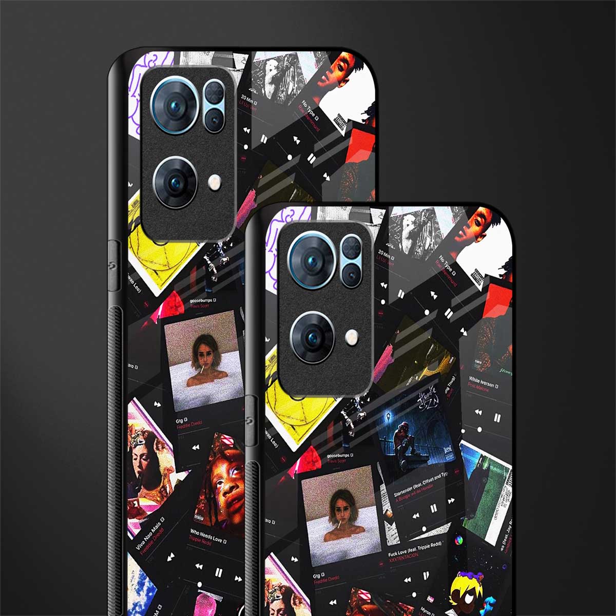 spotify and chill vibes music glass case for oppo reno7 pro 5g image-2