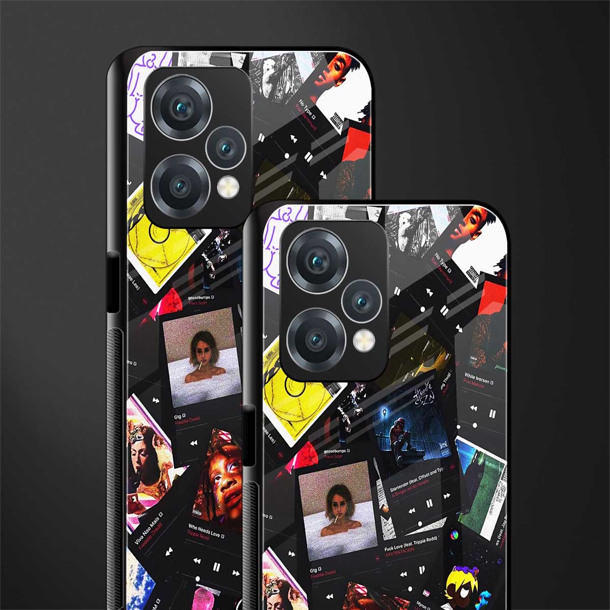 spotify and chill vibes music back phone cover | glass case for realme 9 pro 5g