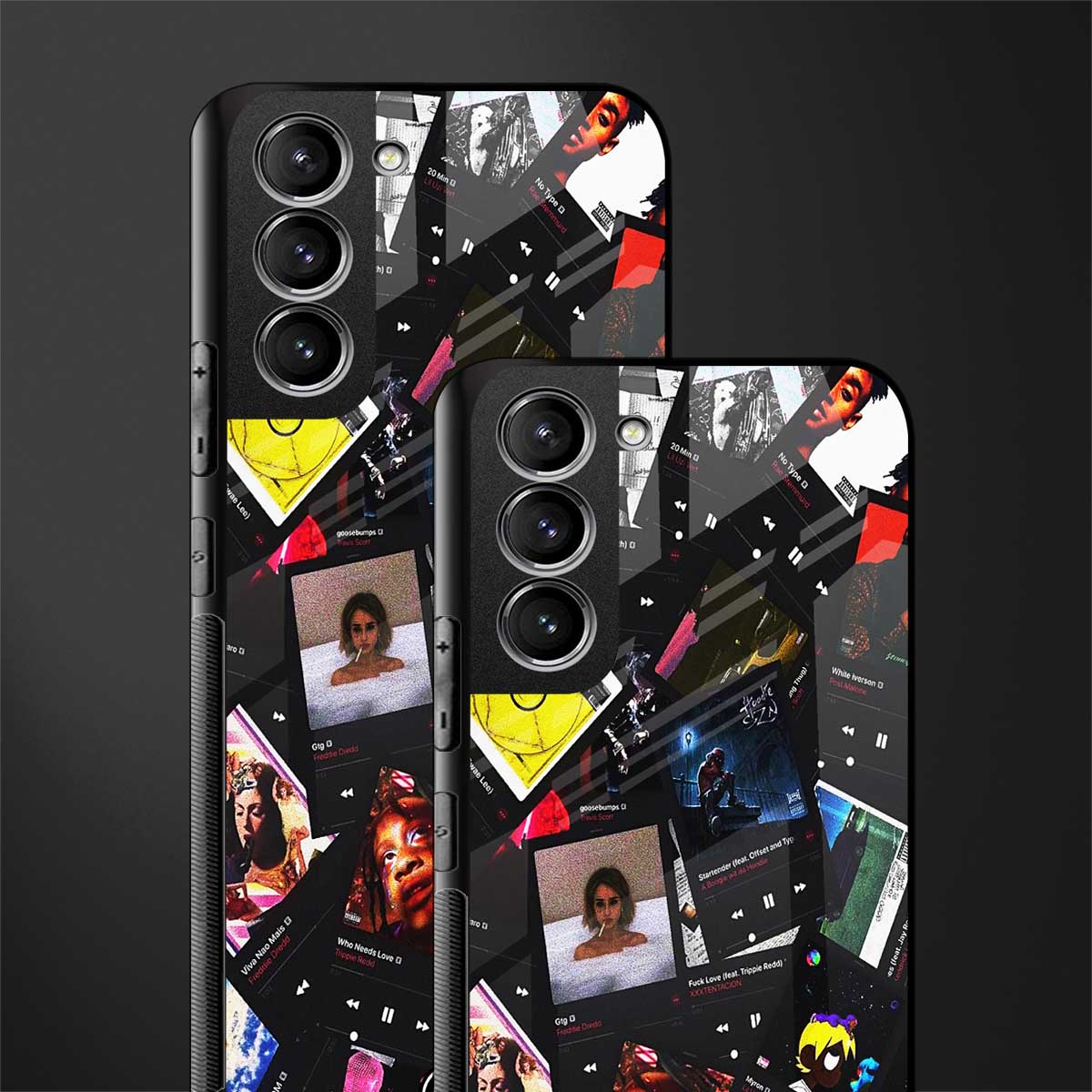 spotify and chill vibes music glass case for samsung galaxy s22 5g image-2