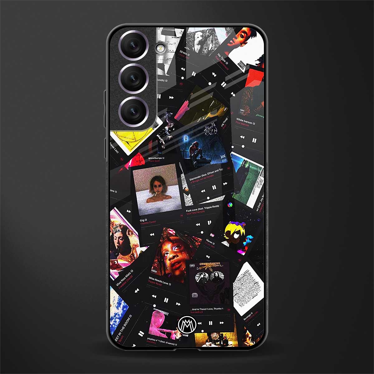 spotify and chill vibes music glass case for samsung galaxy s22 5g image