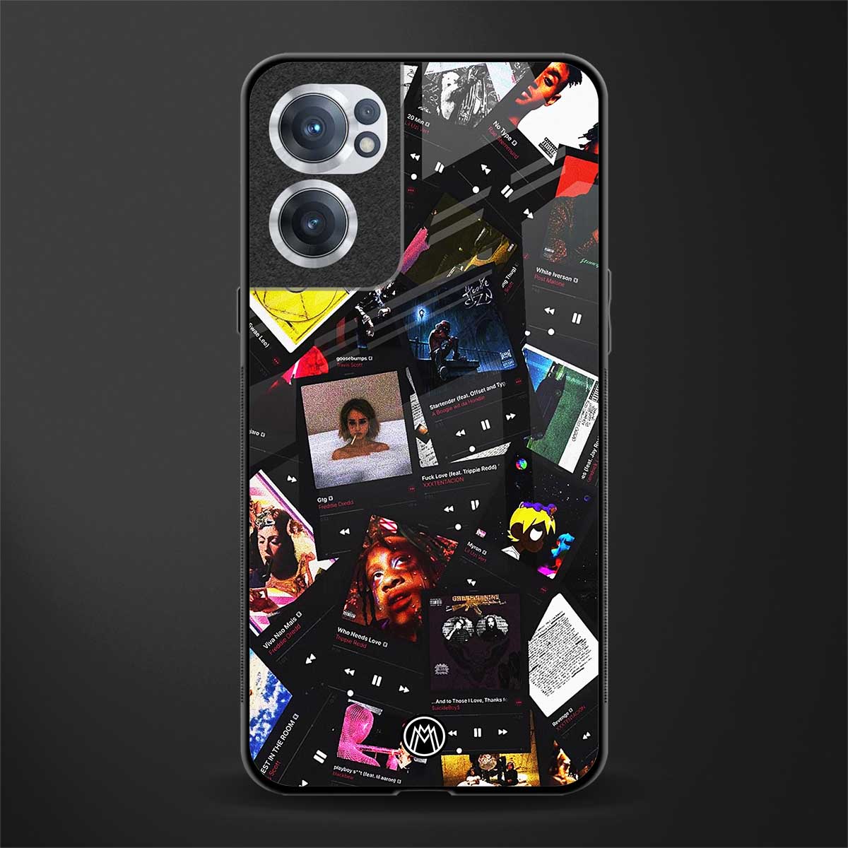 spotify and chill vibes music glass case for oneplus nord ce 2 5g image