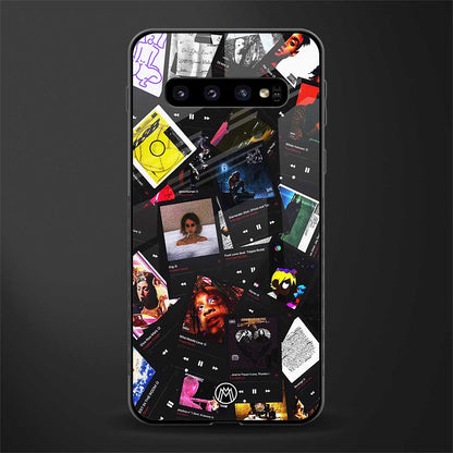 spotify and chill vibes music glass case for samsung galaxy s10 plus image